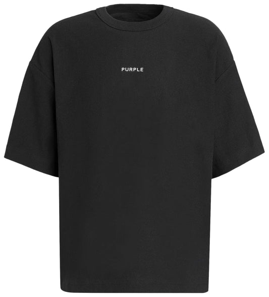 Purple Brand Black Arched Tee