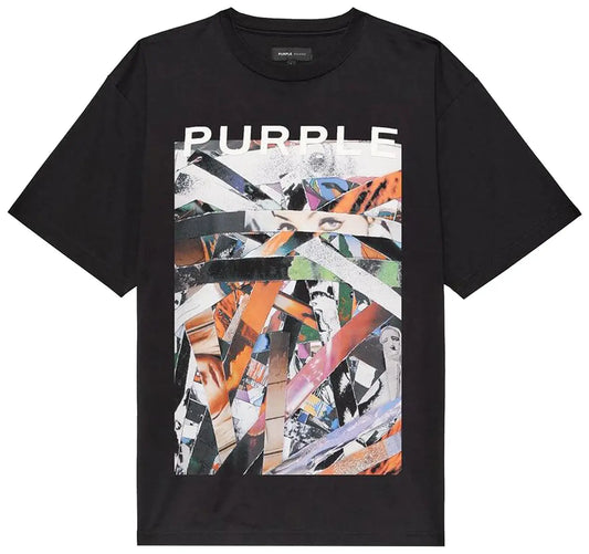 Purple Brand Black Graphic Tee