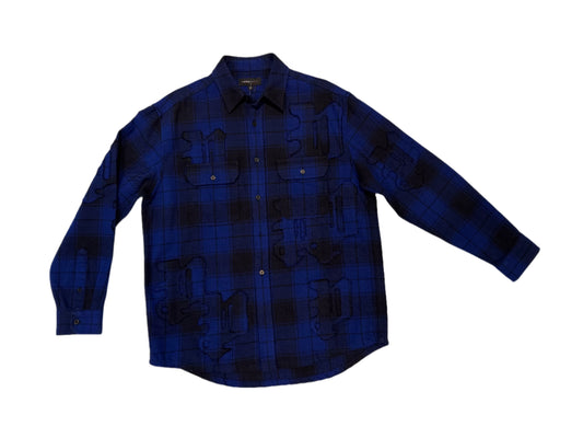 Purple Brand Long Sleeve Plaid Shirt